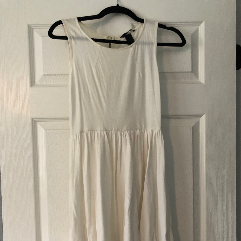 White Bridal Asymmetric Dress